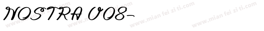 NOSTRA V08字体转换